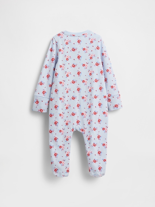 Image number 2 showing, Baby First Favorites Organic Cotton Footed One-Piece