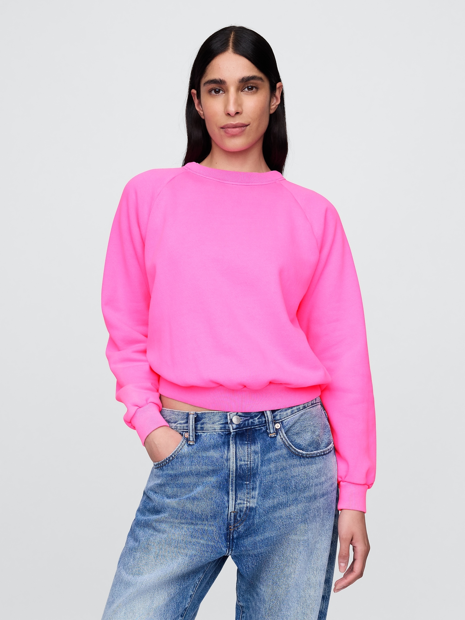 VintageSoft Raglan Sweatshirt
