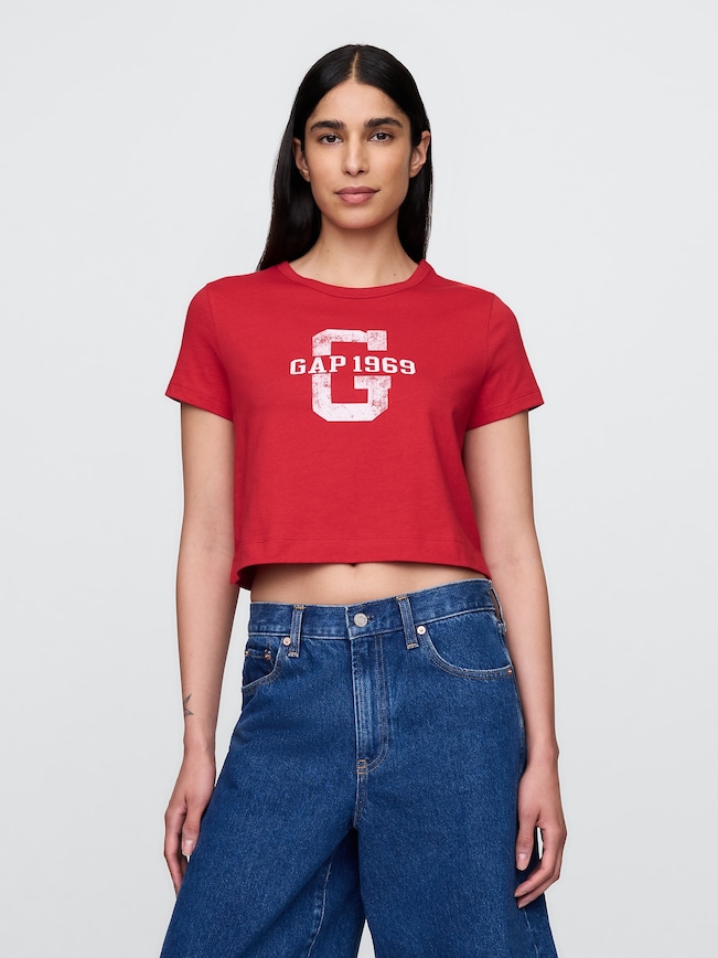 Organic Cotton VintageSoft Cropped T-Shirt
