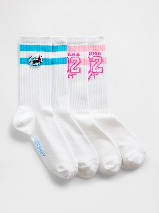 Image number 1 showing, Lilo & Stitch Adult Crew Socks (2-Pack)