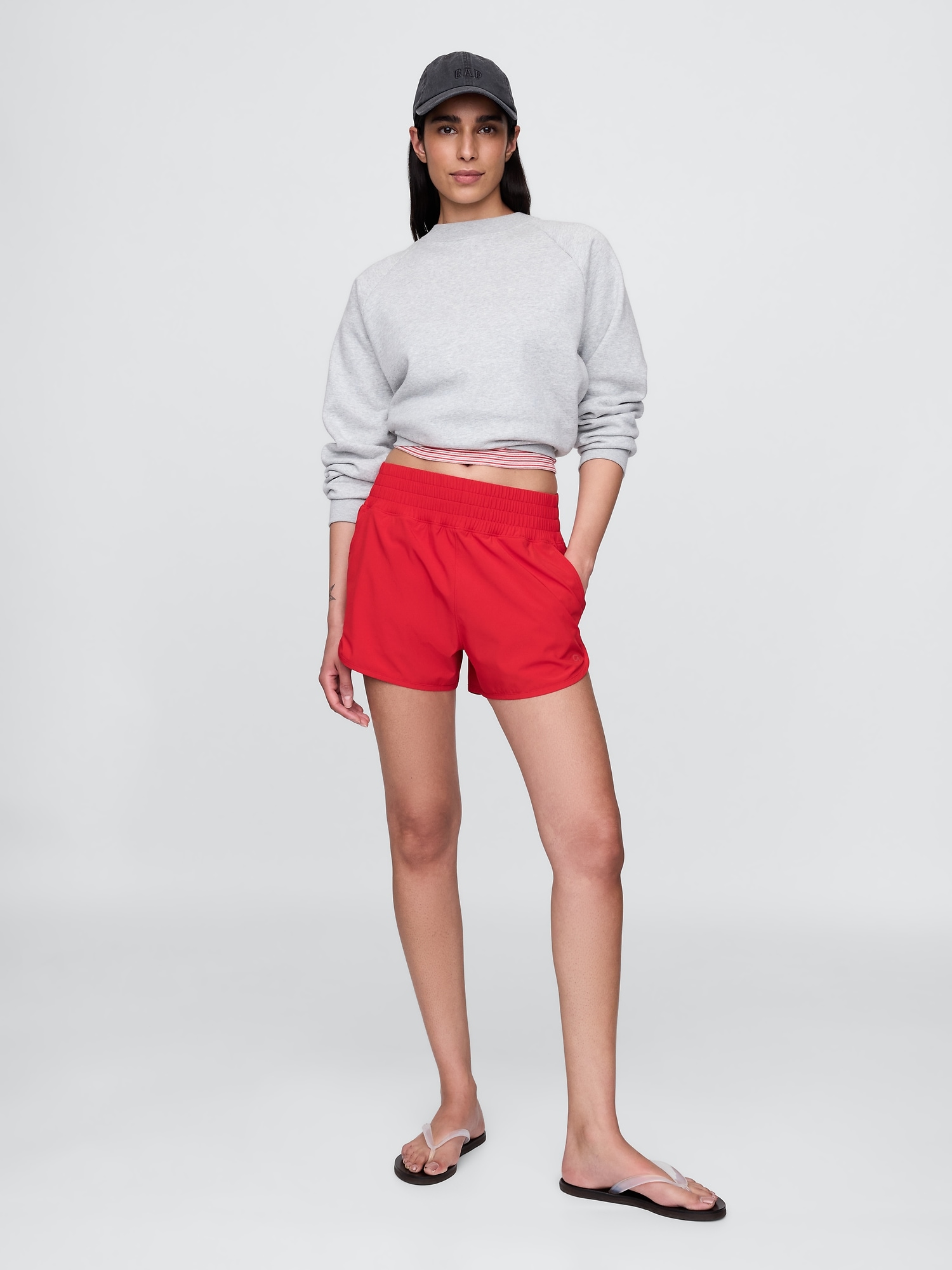 GapFit High Rise Running Shorts