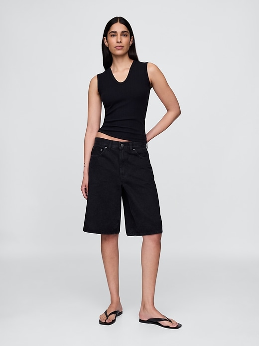 Image number 2 showing, Sheer Modern Rib Tank Top