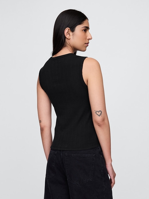 Image number 3 showing, Sheer Modern Rib Tank Top