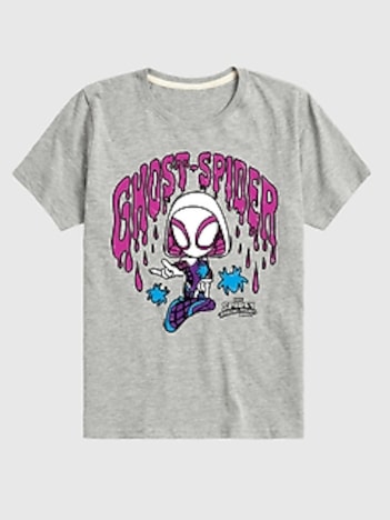 Toddler Marvel Scribble Ghost Spider Short Sleeve T-Shirt
