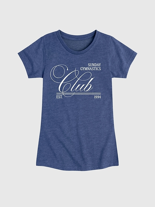 Image number 1 showing, Kids Sunday Gymnastics Club Fitted Short Sleeve T-Shirt