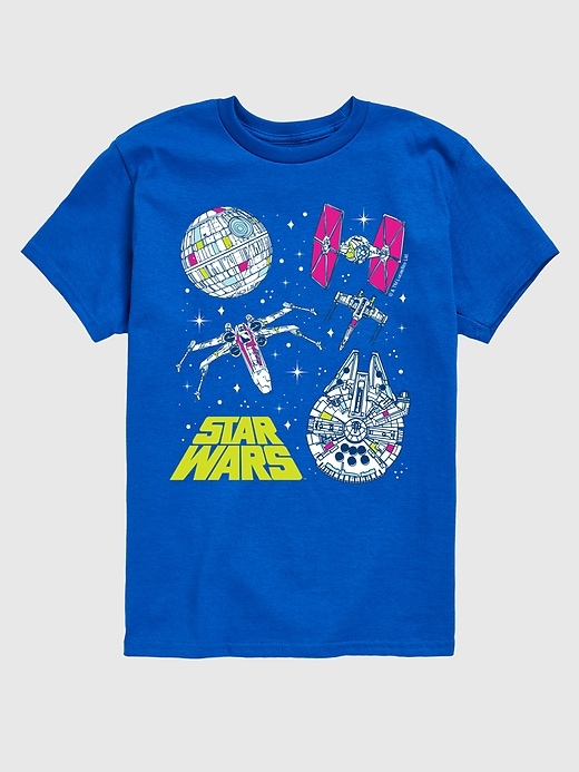 Image number 1 showing, Kids Star Wars Ships Short Sleeve T-Shirt