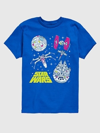 Kids Star Wars Ships Short Sleeve T-Shirt
