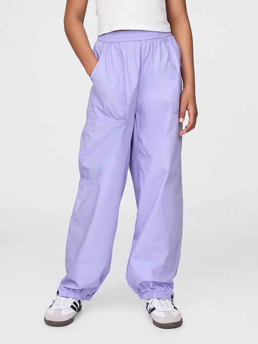 Image number 3 showing, Kids Poplin Baggy Joggers