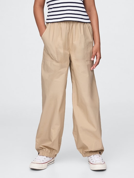 Image number 3 showing, Kids Poplin Baggy Joggers
