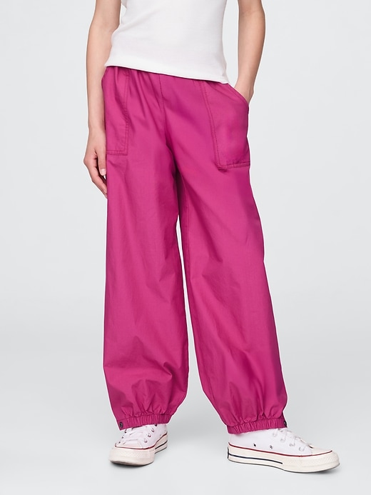 Image number 3 showing, Kids Poplin Baggy Joggers