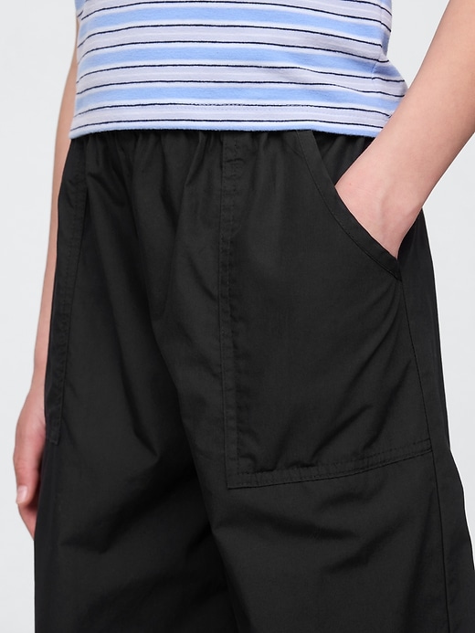 Image number 5 showing, Kids Poplin Baggy Joggers