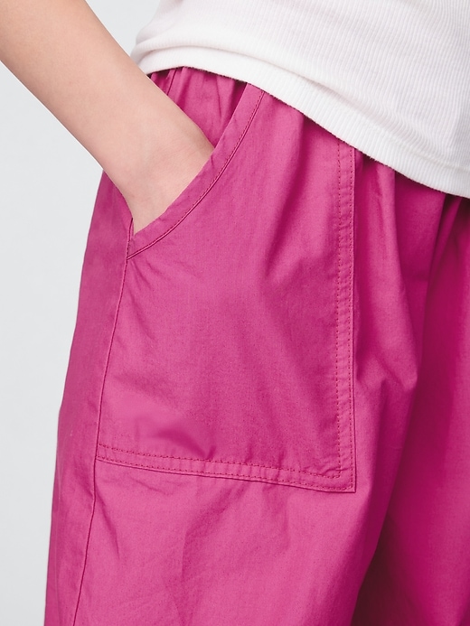 Image number 5 showing, Kids Poplin Baggy Joggers