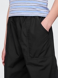 Kids Poplin Baggy Joggers