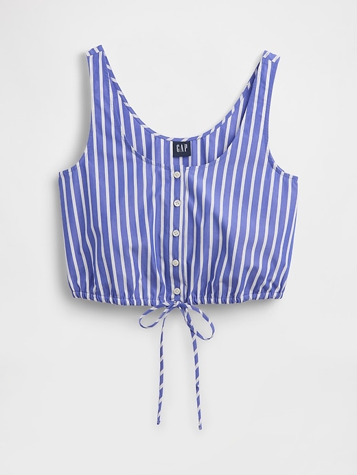 Image number 4 showing, Cinched-Hem Cropped Top