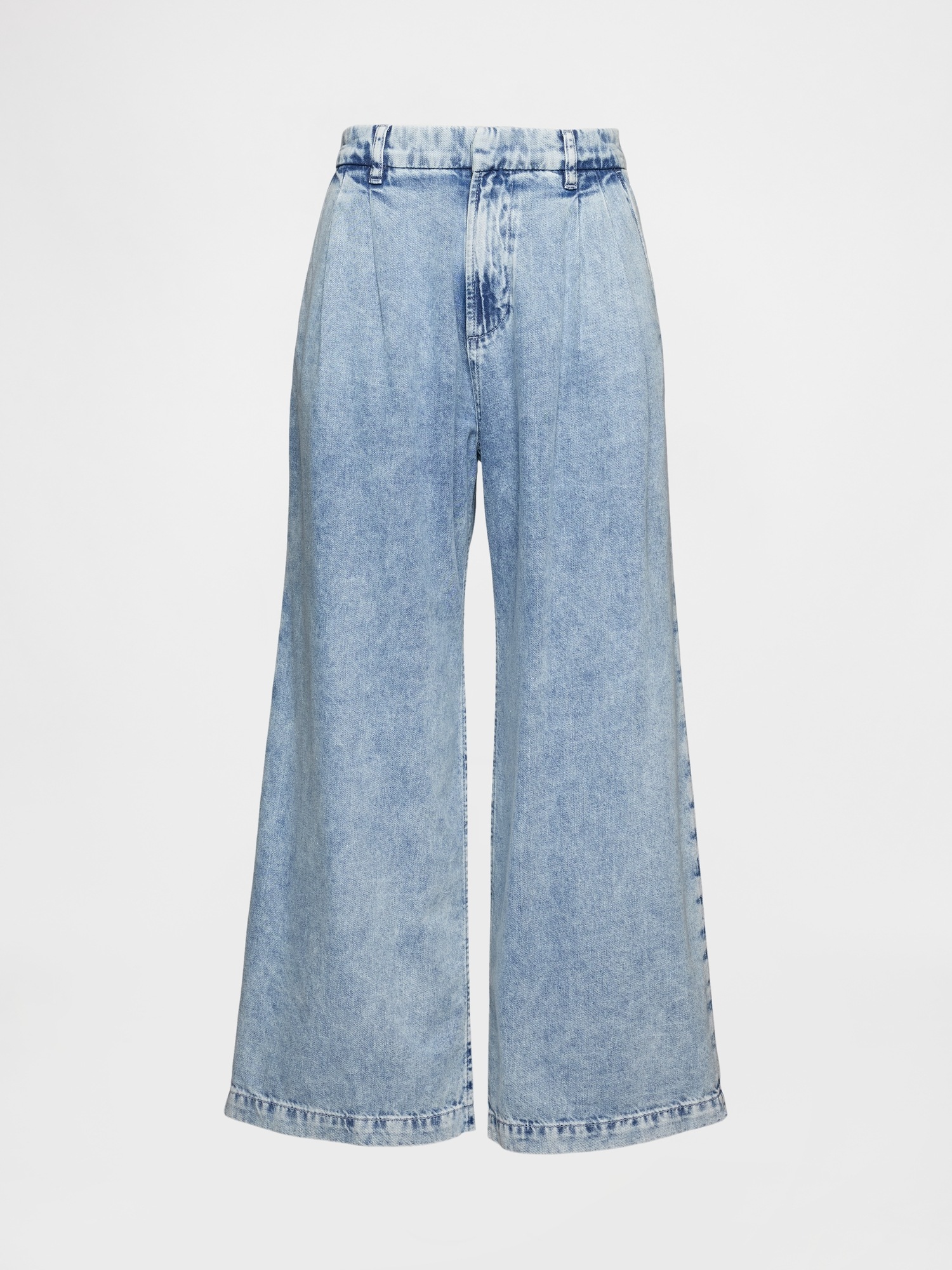 Женские джинсы Gap 365 High Rise UltraSoft Denim Pleated Ankle Trousers — фото 6