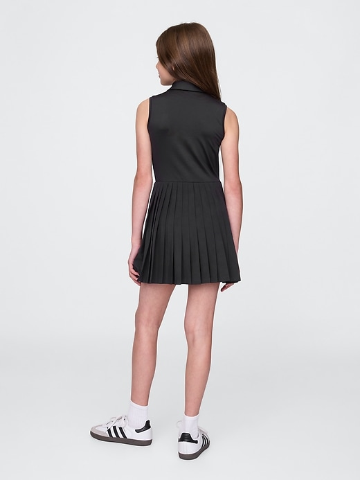 Image number 3 showing, Kids Pleated Active Polo Dress