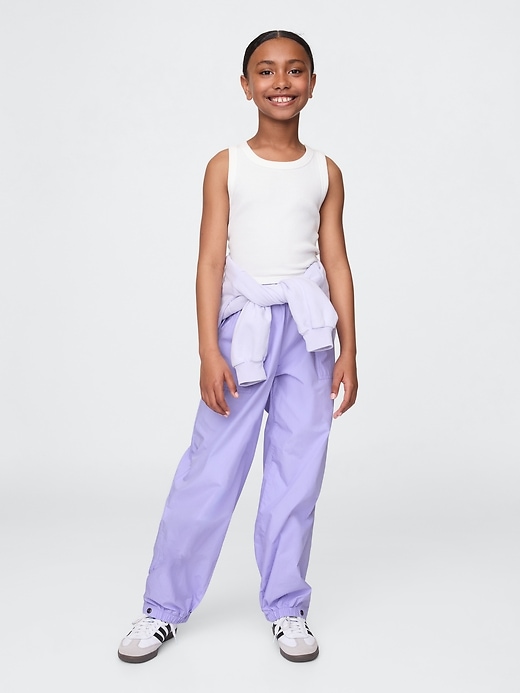 Image number 1 showing, Kids Poplin Baggy Joggers
