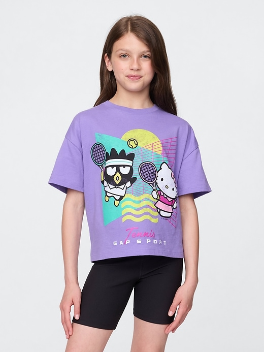 Image number 1 showing, Kids Oversized Graphic T-Shirt