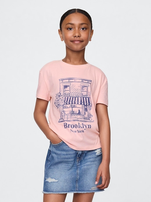 Image number 1 showing, Kids Relaxed Graphic T-Shirt