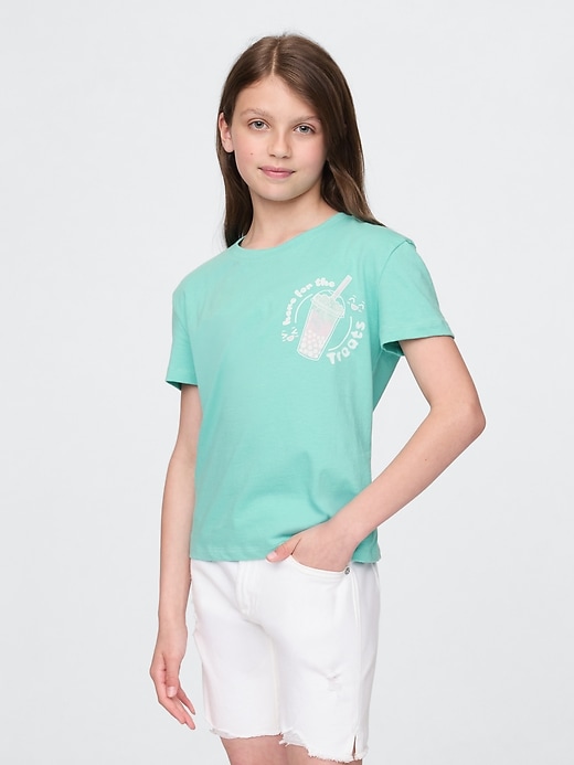 Image number 1 showing, Kids Relaxed Graphic T-Shirt