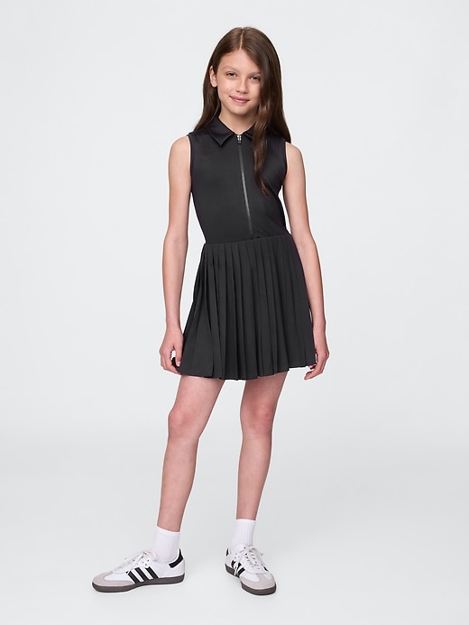 Image number 1 showing, Kids Pleated Active Polo Dress