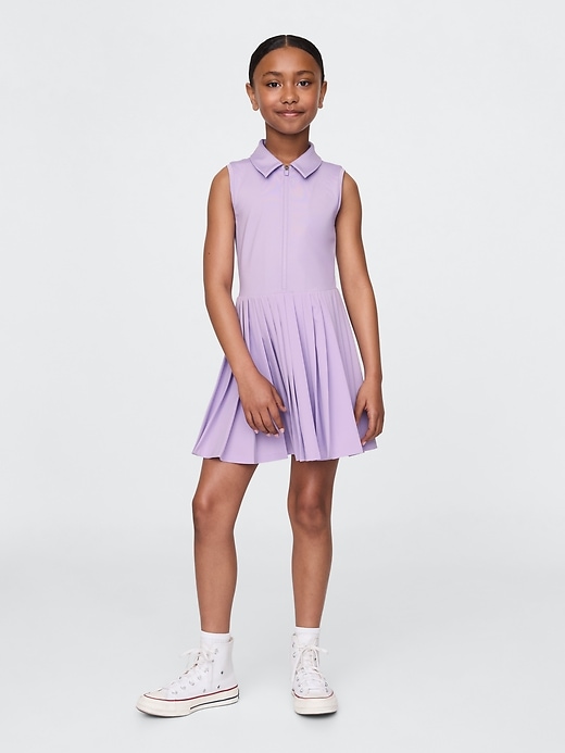 Image number 1 showing, Kids Pleated Active Polo Dress