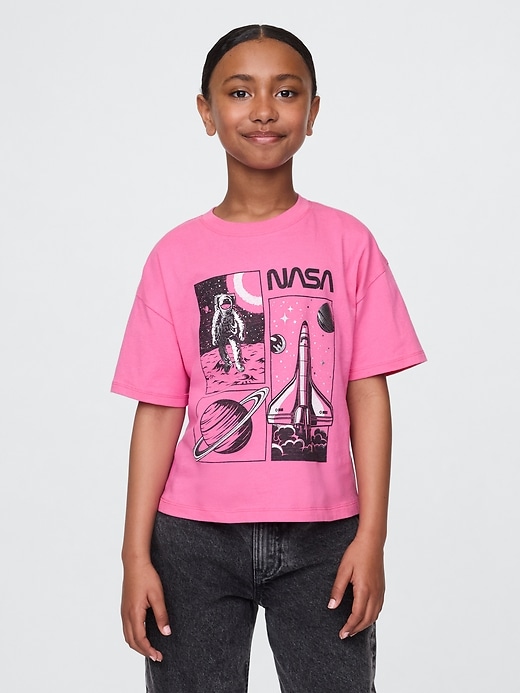 Image number 1 showing, Kids Oversized Graphic T-Shirt