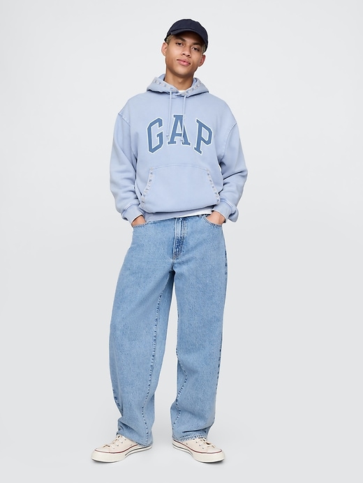 Image number 2 showing, VintageSoft Oversized Logo Hoodie