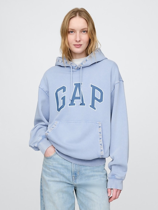 Image number 5 showing, VintageSoft Oversized Logo Hoodie