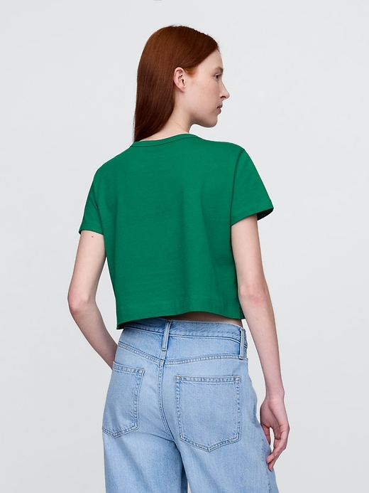 Image number 3 showing, Organic Cotton VintageSoft Cropped T-Shirt