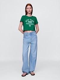 Organic Cotton VintageSoft Crop T-Shirt