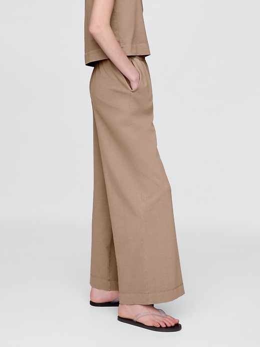 Image number 3 showing, Heavyweight Organic Cotton Wide-Leg Pants
