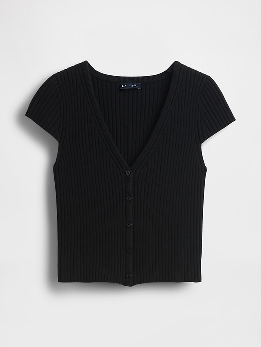 Image number 4 showing, Cropped Rib Cardigan