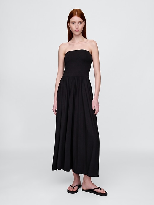 Image number 1 showing, Strapless Maxi Dress