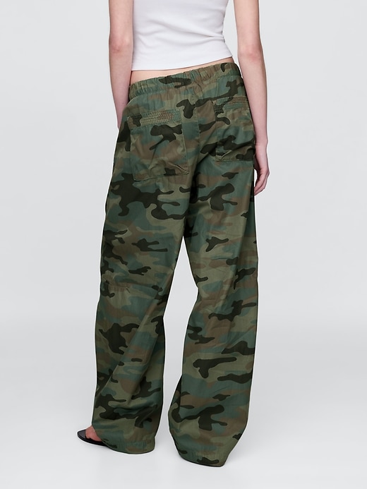 Image number 4 showing, Mid Rise Barrel Parachute Pants