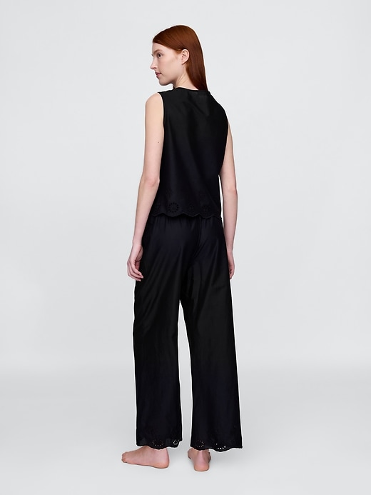 Image number 2 showing, Eyelet Hem PJ Pants