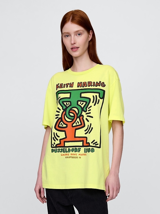 Image number 5 showing, Keith Haring Graphic T-Shirt