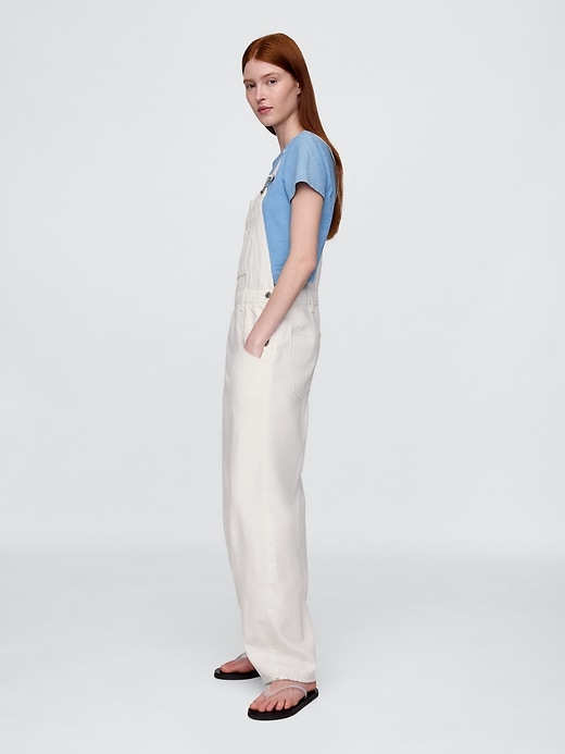 Image number 3 showing, UltraSoft Denim Horseshoe Overalls