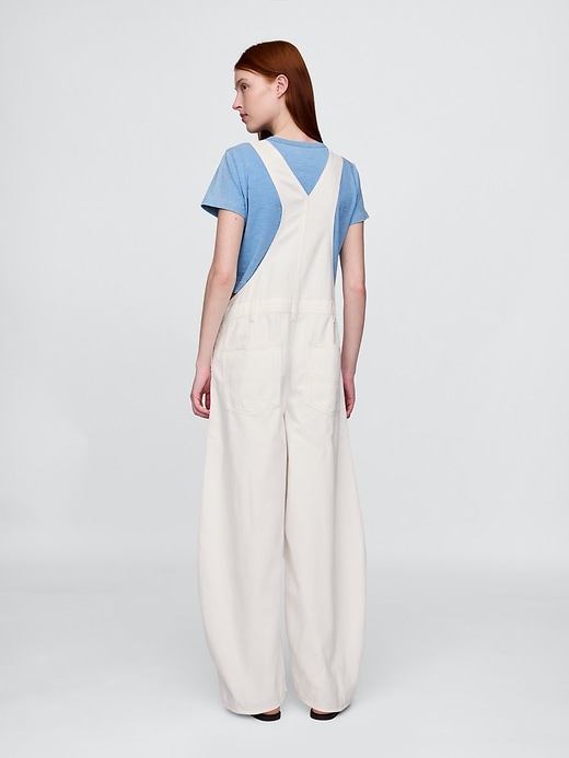 Image number 4 showing, UltraSoft Denim Horseshoe Overalls