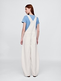 UltraSoft Denim Horseshoe Overalls