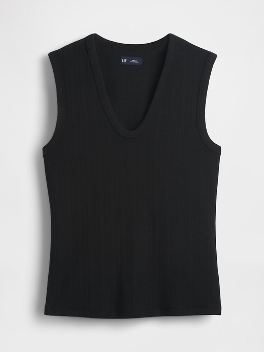 Image number 4 showing, Sheer Modern Rib Tank Top