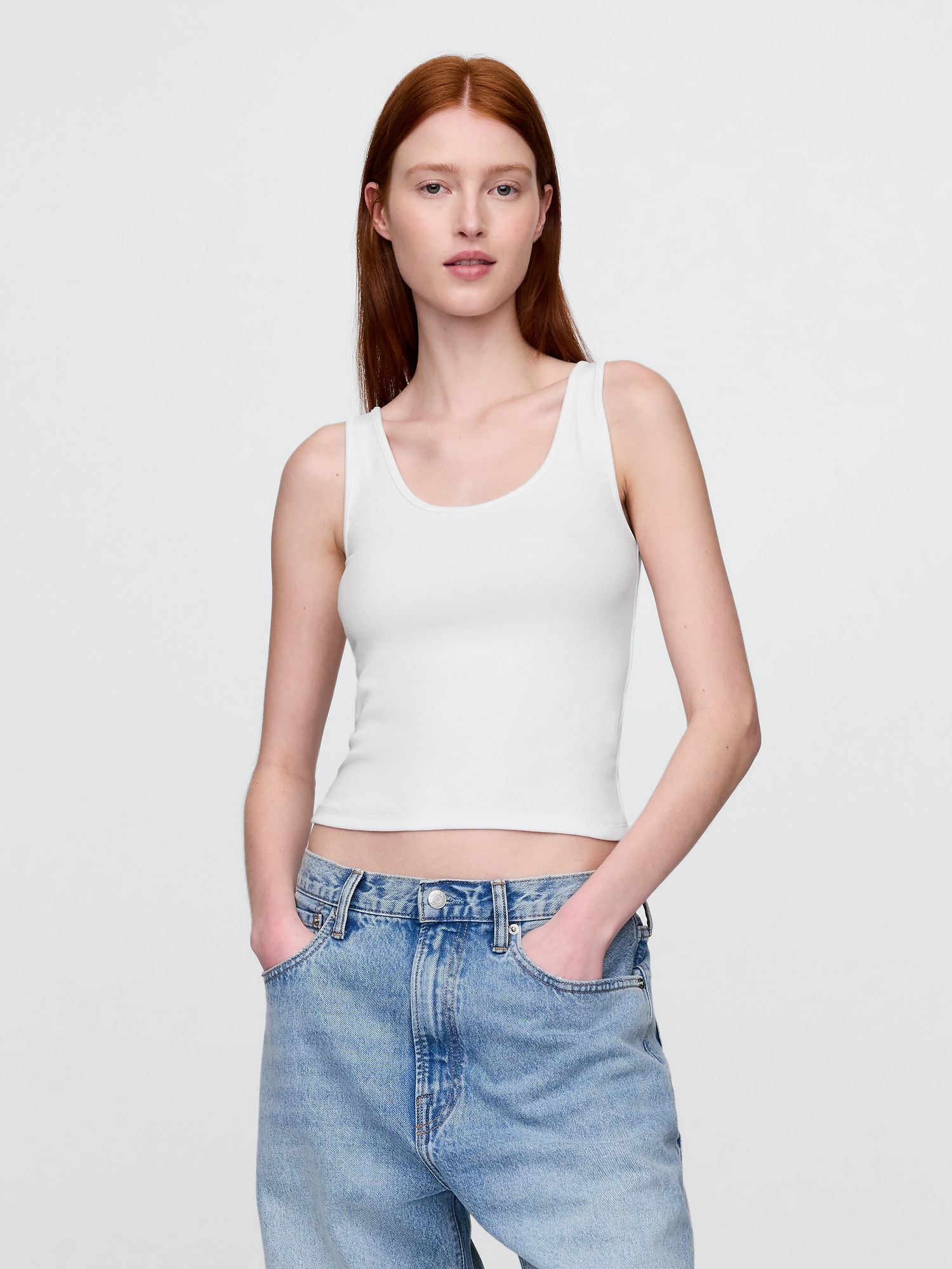 Modern Cropped Tank Top