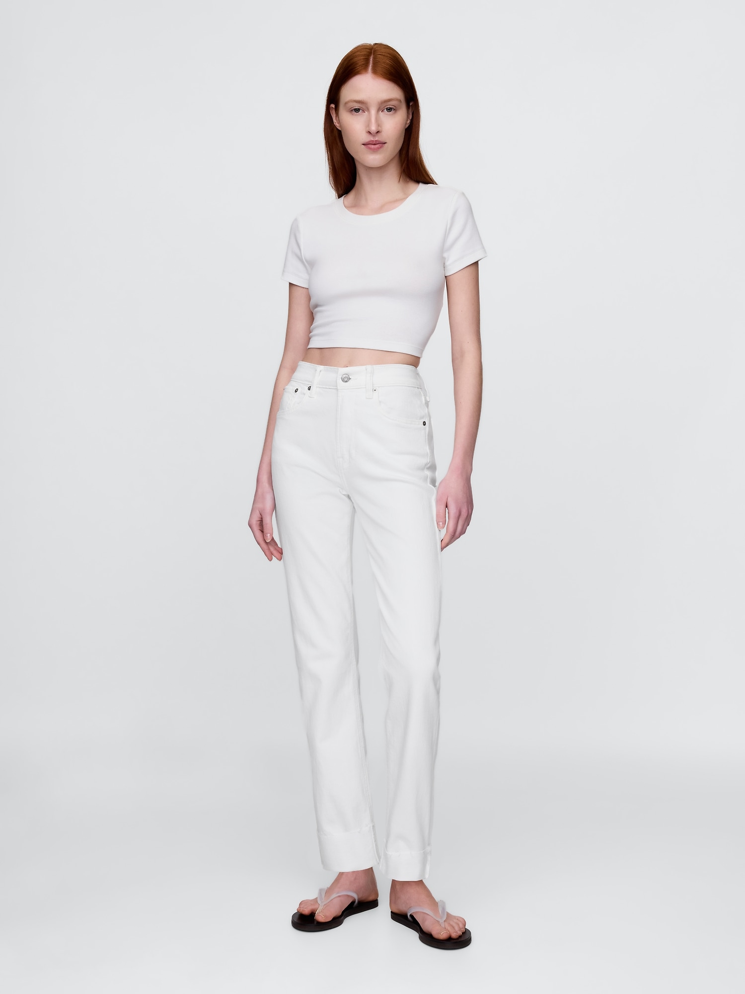 High Rise '90s Straight Jeans