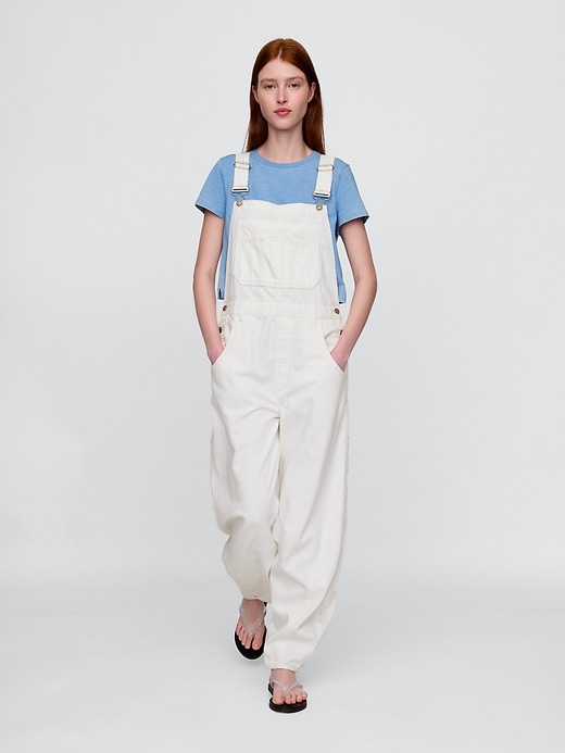 Image number 2 showing, UltraSoft Denim Horseshoe Overalls