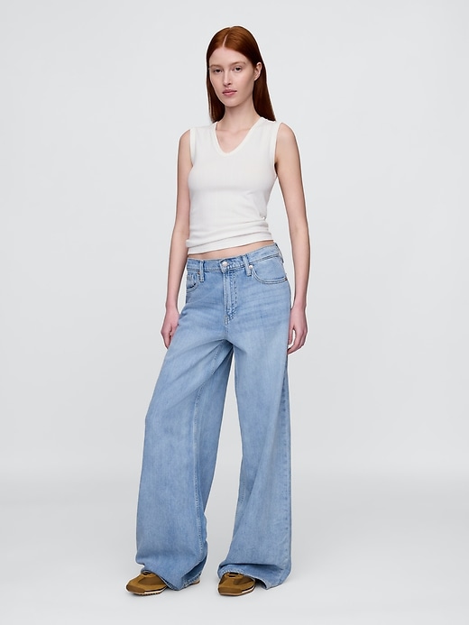 Image number 2 showing, Sheer Modern Rib Tank Top