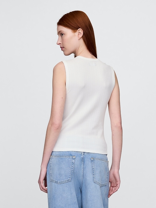 Image number 3 showing, Sheer Modern Rib Tank Top