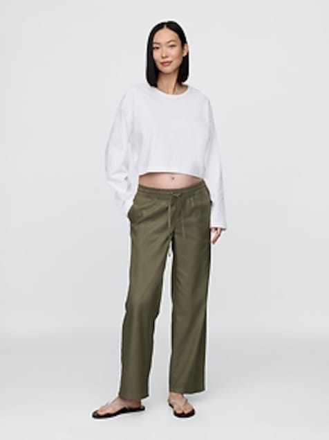 Maternity Easy Wide-Leg Pants
