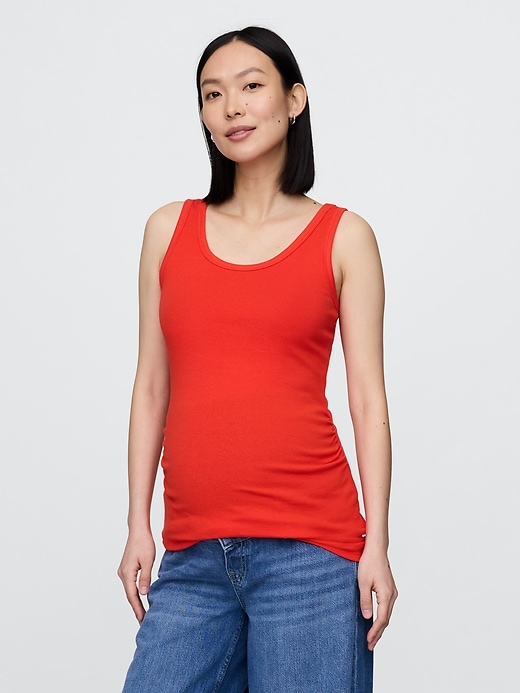 Image number 1 showing, Maternity Modern Tank Top