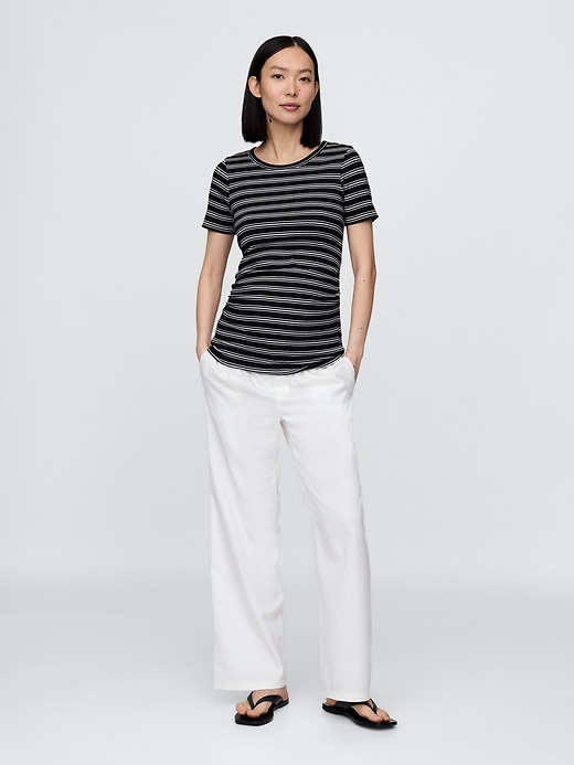 Image number 3 showing, Maternity Modern Crewneck T-Shirt