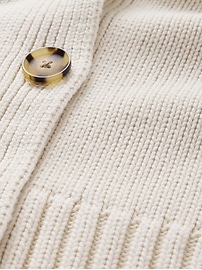 Cropped V-Neck Cardigan